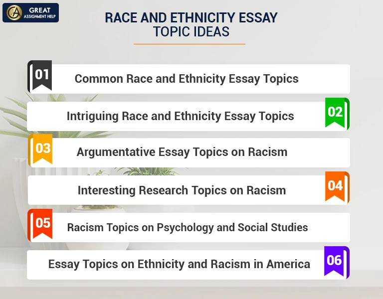 Race and Ethnicity Essay Topic Ideas
