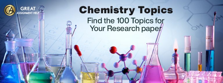chemistry research topics for high schoolers