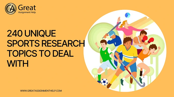 240 Unique Sports Research Topics to Deal With
