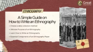 How to Write an Ethnography