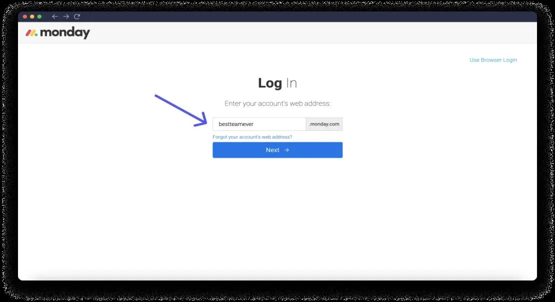 How to Log in Monday.com 