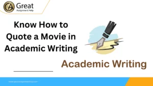 How to Quote a Movie in academic writing