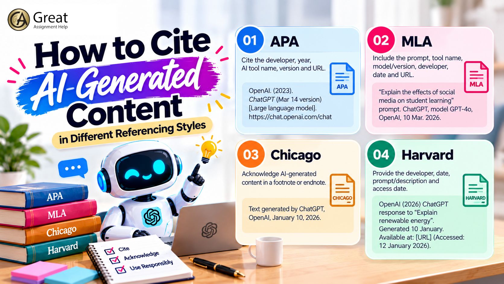 How to Cite AI-generated Content in Different Referencing Styles