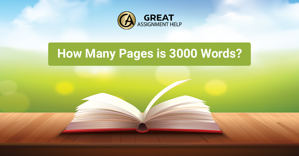 how many typed pages is 3000 words