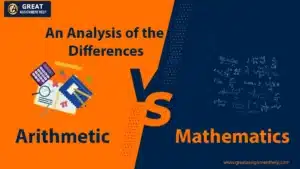 Arithmetic vs. Mathematics