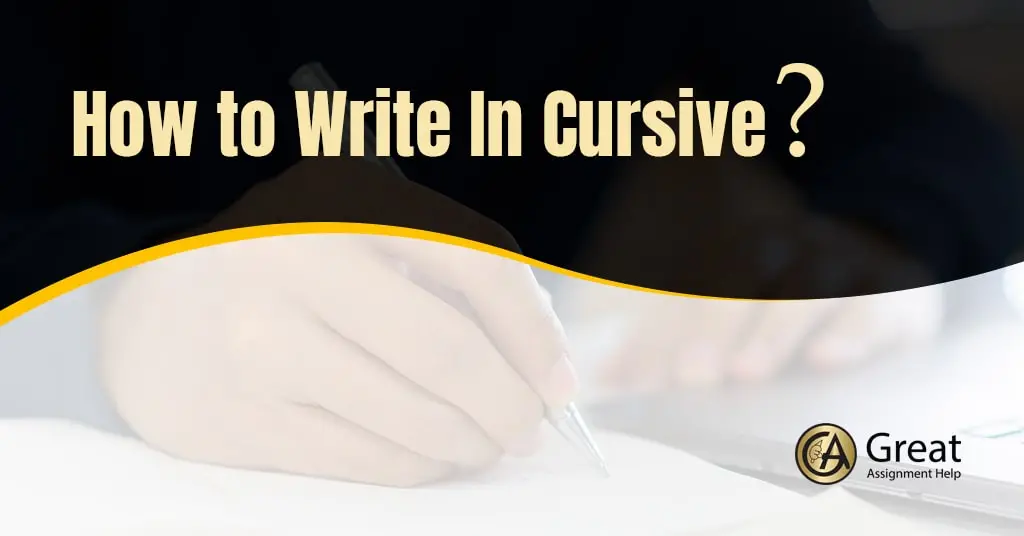 Learn How to Write in Cursive