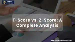 T-Score vs. Z-Score