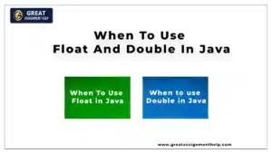 Differences Between Float Vs. Double