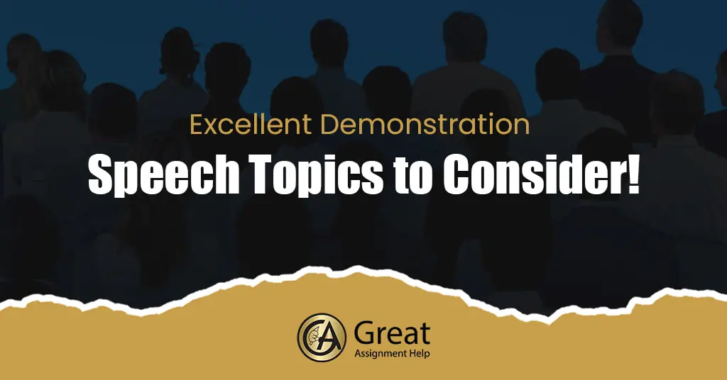demonstrative speech topics list