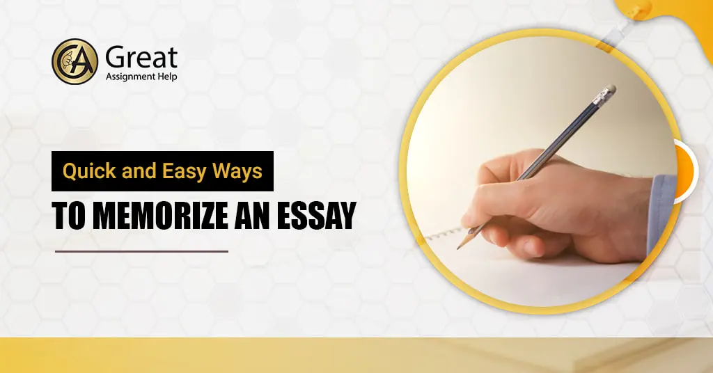 easy ways to memorise an essay