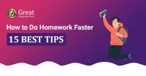 How to Do Homework Faster