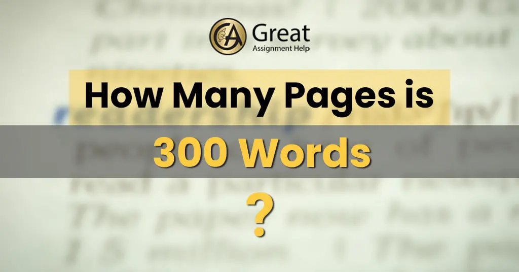 How Many Pages is 300 Words