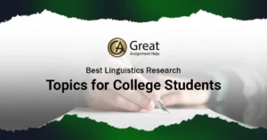 Linguistics Research Topics