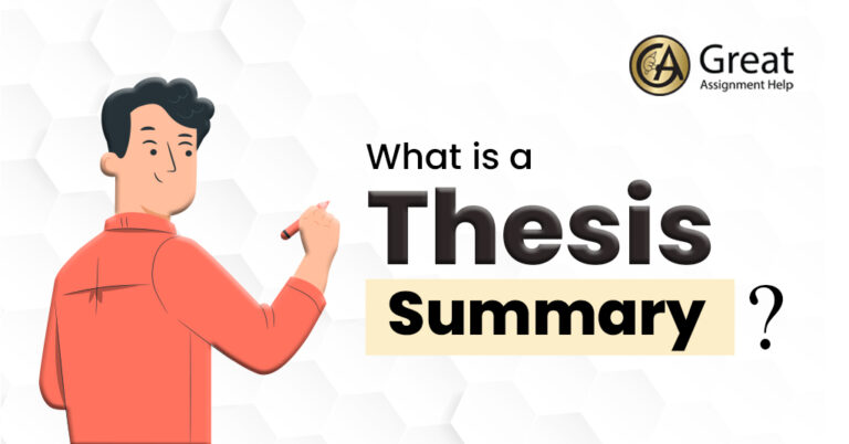 thesis summary definition