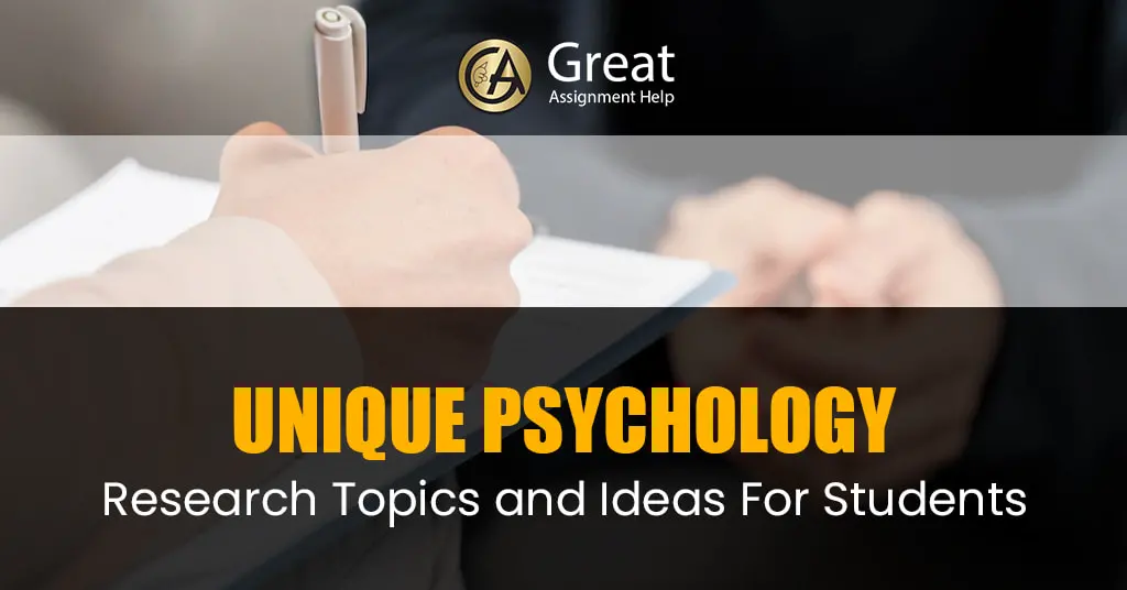 list of experimental research topics in psychology