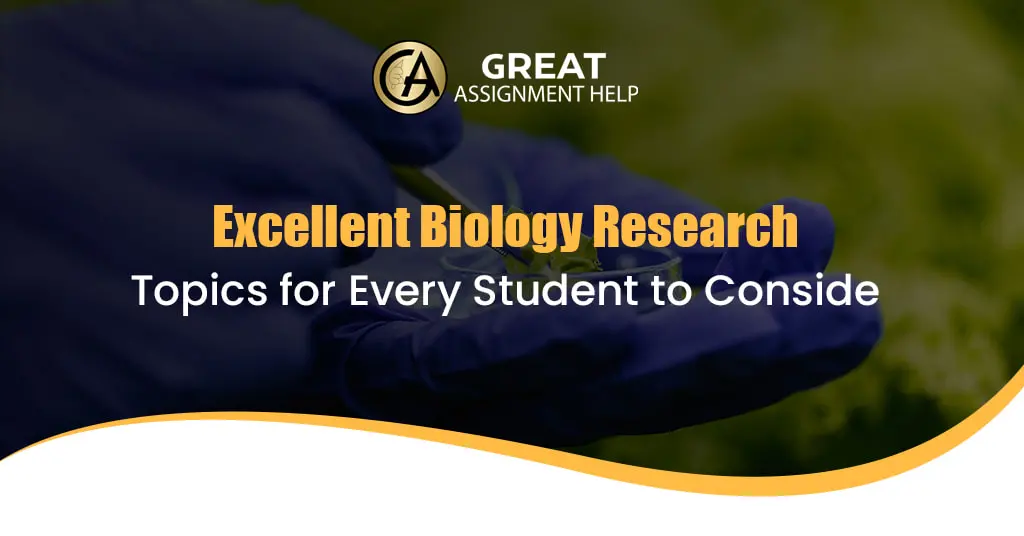 biology research topics college